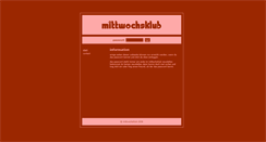 Desktop Screenshot of mittwochsclub.com