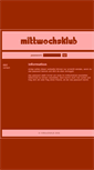 Mobile Screenshot of mittwochsclub.com